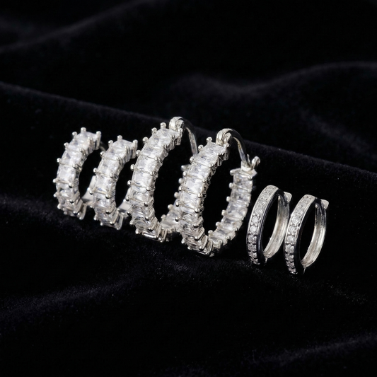 Lumera® Pack Silver Earrings