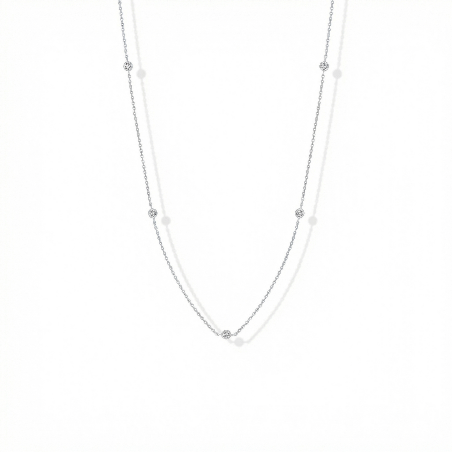 Lumera® 14K Gold-Plated Dainty Station Necklace